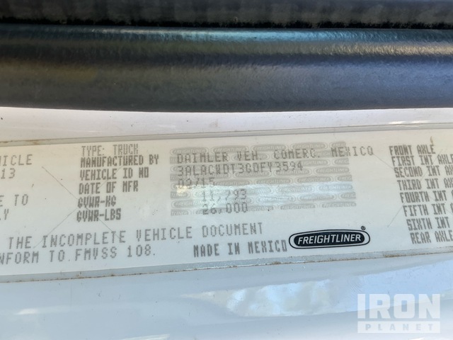 CAMIóN CHASIS 2016 FREIGHTLINER M2106