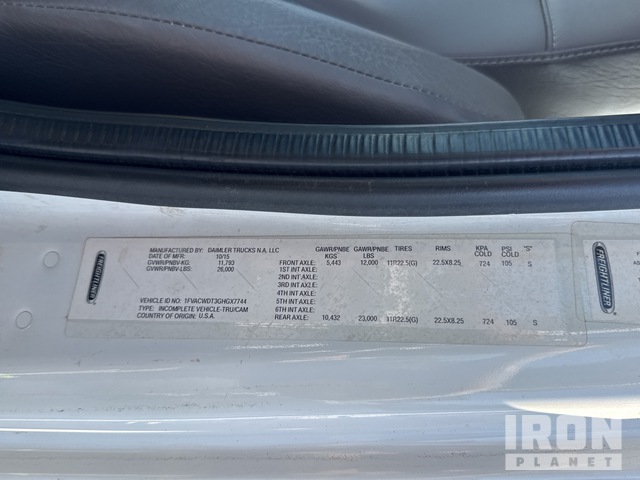 CAMIóN CHASIS 2016 FREIGHTLINER M2106