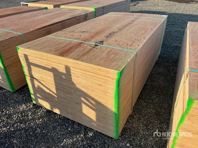 Quantity of (50) 5/8 In 4 x 8 CSP/DFP No Stamp Plywood (Unused)