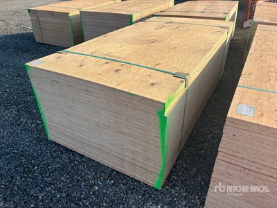 Quantity of (50) 5/8 In 4 x 8 CSP/DFP No Stamp Plywood (Unused)