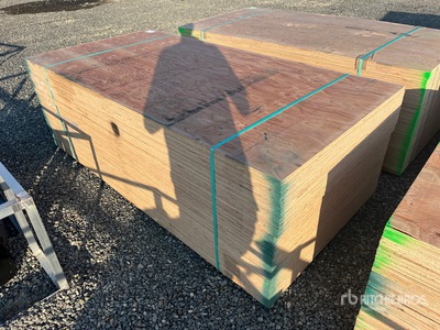Quantity of (30) 1 in 4 x 8 CSP/DFP No Stamp Plywood (Unused)