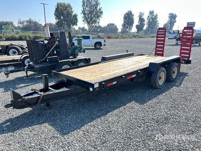 1997 Towmaster T-20DD 22 ft T/A Equipment Trailer