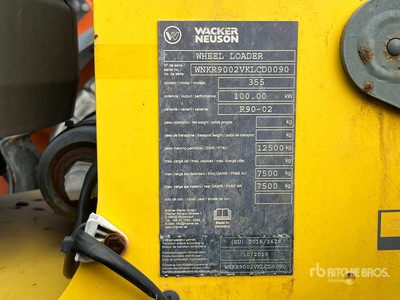 2019 Wacker WL95 جرافة