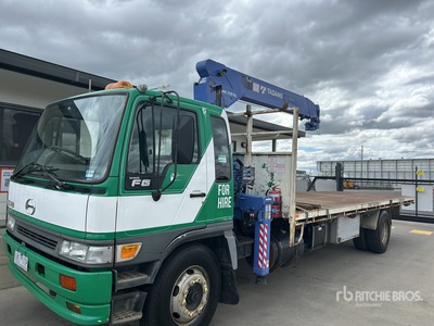 2017 Tadano TM-ZR565S(HEF) 3.13 t Straight Boom on 2002 Hino FG1J 4x2 Crew Cab フラットベッドトラック(クレーン付)