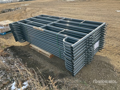 Quantity of (12) BYT 9 ft 6 in Panel para ganado (Unused)