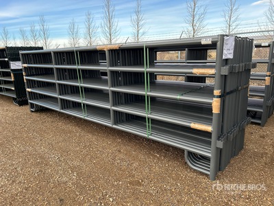 Quantity of (18) BYT 16 ft Panel para ganado (Unused)