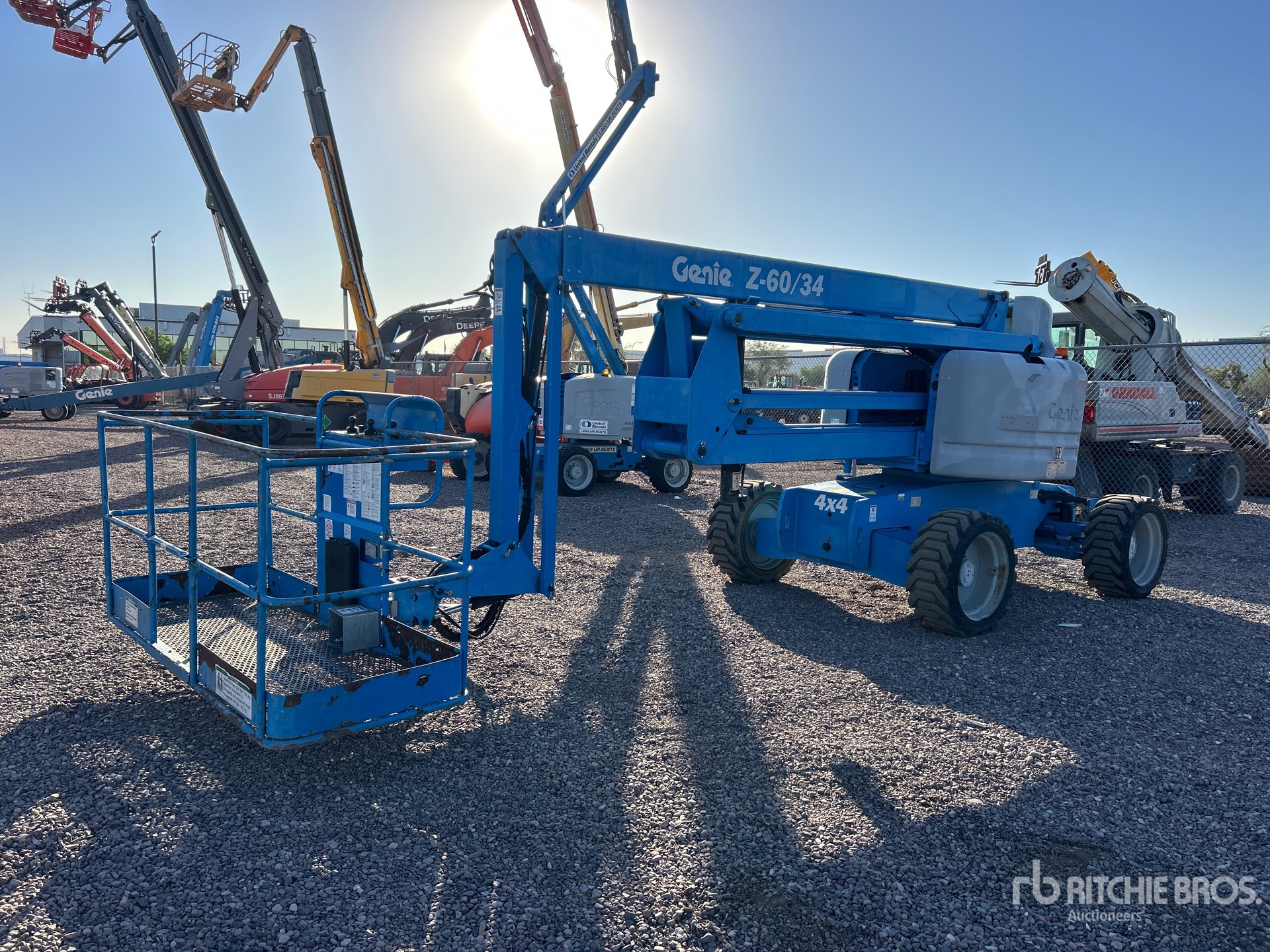 2013 Genie Z-60/34 4WD Diesel Articulating Boom Lift