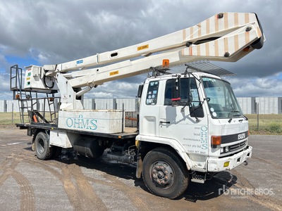 ABBEY EQUIPMENT P/L SW500 58PTO1N on 1988 Isuzu FTR C/CAB 4x2 Arbeitsbühne-Lkw