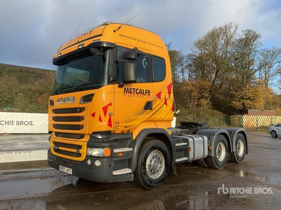 2017 Scania R580 6x4 Tri/A Sleeper Truck Tractor