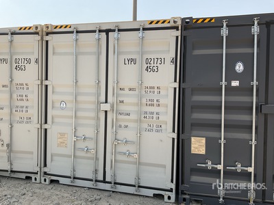 2025 40 ft High Cube Multi-Door Storage Container