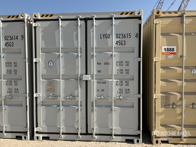 2025 40 ft High Cube Multi-Door Storage Container