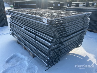 Quantity of (24) 2025 BYT MSPP07 7 ft Mesh Sheep Livestock Panel (Unused)