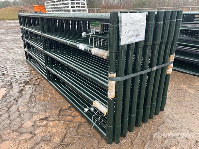 Quantity of (16) 2024 BYT MRG120 12 ft Magnum Ranch Livestock Gate (Unused)