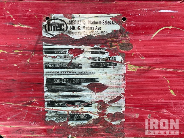 ELEVADOR TIJERA 2017 MEC 1330SE