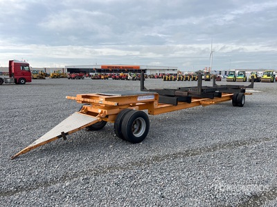 2009 De Boer Staalbouw PW20000 T/A Turntable Przyczepa do transportu rur