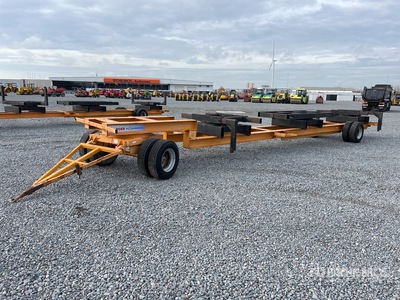 De Boer Staalbouw PW20000 T/A Turntable Przyczepa do transportu rur