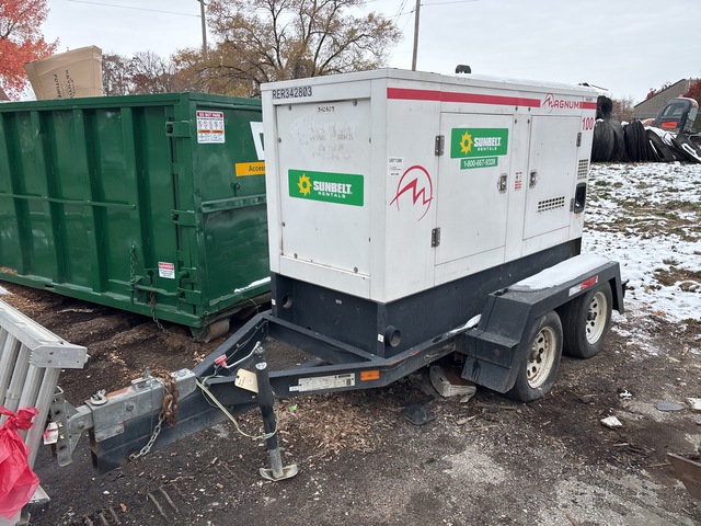 2013 Magnum MMG100 78 kW Mobile Generator Set