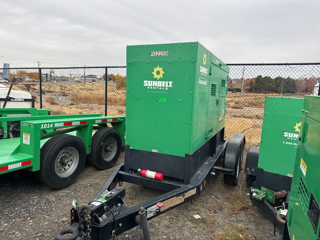 2016 Multiquip DCA70SSIU4FSG 70 kVA Mobile Generator Set 2016 Multiquip DCA70SSIU4FSG 70 kVA Mobile Generator Set