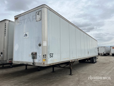 2008 Wabash 53 ft x 102 in T/A Remolque de furgoneta