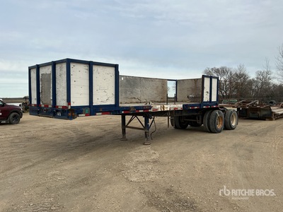 1987 Fruehauf 25 ft T/A Remorque à plateau