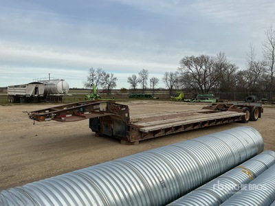 1998 Trail King T/A Double Drop Removable Gooseneck dieplader