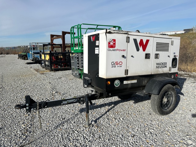 2023 Wacker Neuson G50 38 kW Mobile Generator Set
