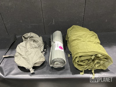 (38) Self-Inflating Sleeping Mats, (11) Insect Net Protectors & Assorted Items