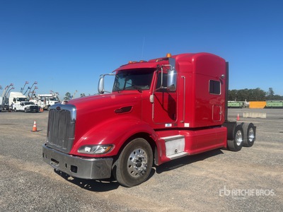 2012 Peterbilt 386 6x4 Cabeza Tractora Cabina Dormitorio