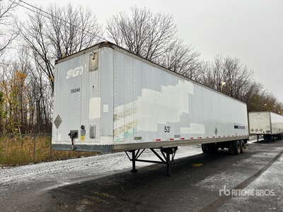 1999 Stoughton 53 ft x 102 in T/A Semi-remorque fourgon