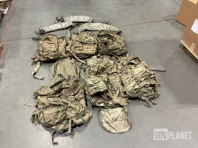 (16) Medium Rucksacks, (7) Field Packs & Assorted Items