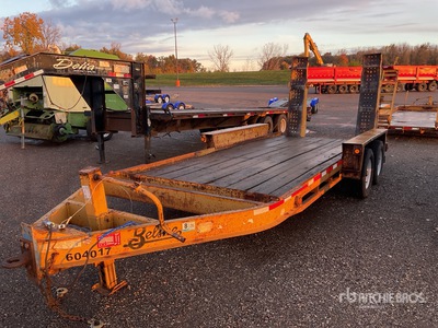 2014 Belshe WB12 16 ft T/A Equipment Trailer