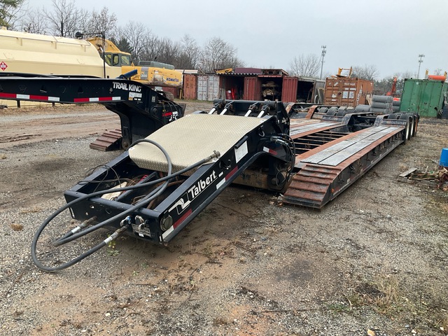 2007 Talbert T3DW-50SA-HRG-1-T1 51 ton Tri/A Removable Gooseneck Lowboy Trailer