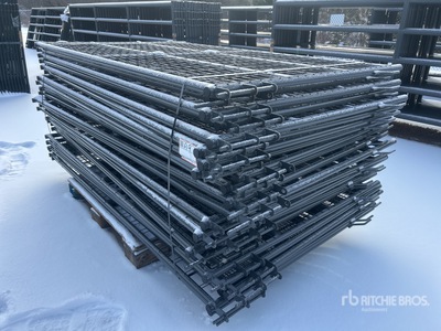 Quantity of (24) 2025 BYT MSPP07 7 ft Mesh Sheep Livestock Panel (Unused)