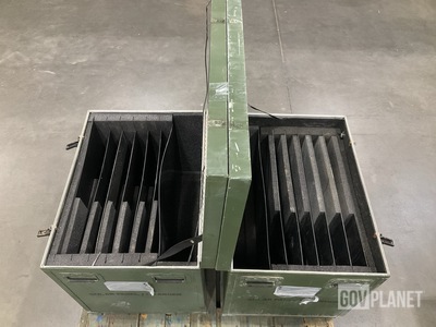 (2) Garrett Container Systems 864083-6 Storage Cases