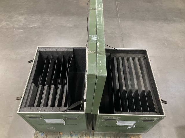 (2) Garrett Container Systems 864083-6 Storage Cases