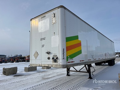 2001 Manac 53 ft x 102 in T/A Gesloten aanhangwagen