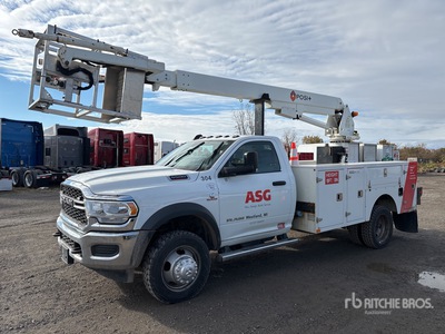 2023 Posi-Plus 700-40 34 ft on 2022 Ram 5500 4x4 Bucket Truck