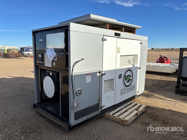 2018 Eco Power CIPR-105-Z 126 kW Skid-Mounted Stand-By Generator Set ...