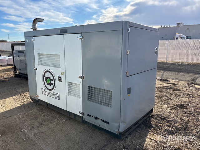 2018 Eco Power CIPR-105-Z 126 kW Skid-Mounted Stand-By Generator Set ...