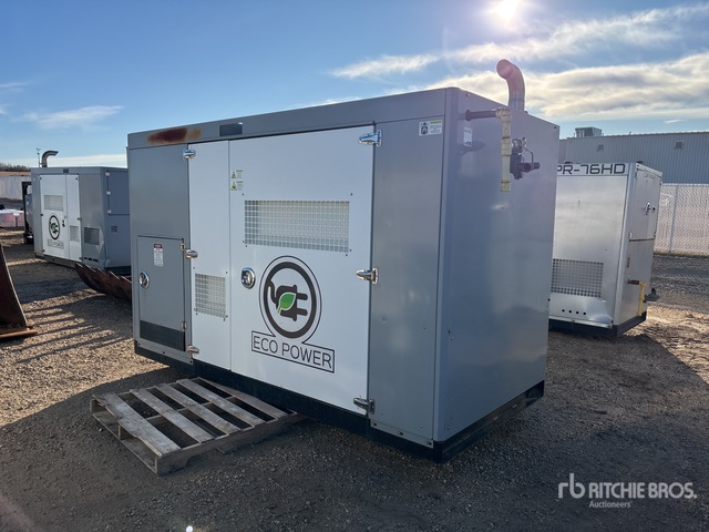 2018 Eco Power CIPR-105-Z 126 kW Skid-Mounted Stand-By Generator Set ...
