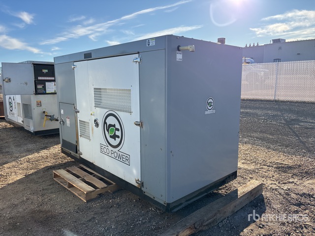 2018 Eco Power CIPR-105-Z 126 kW Skid-Mounted Stand-By Generator Set ...