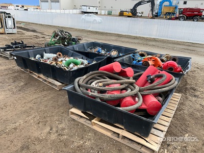 Quantity of (4) Pallets of Pumps, hoses Accesorios y bridas