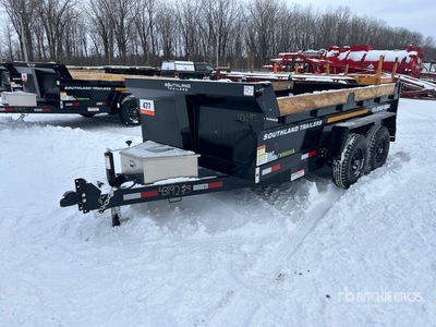 2026 Southland SL612-10K 12 ft T/A Dump Utility Trailer (Unused)