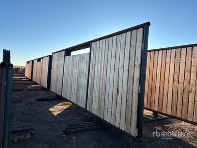 Quantity of (4) 24 ft x 8 ft 6 in Valla de viento (Unused)