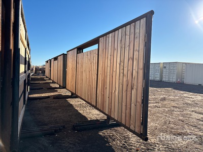 Quantity of (4) 24 ft x 8 ft 6 in Valla de viento (Unused)