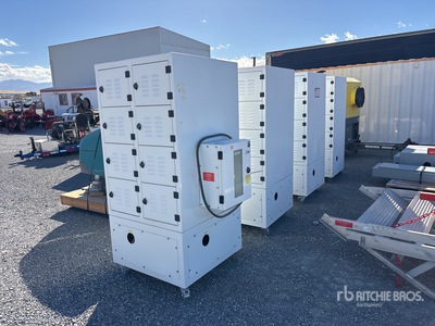 Quantity of (5) Pallets of Trystar Breaker Cabinets (2) and Charging Cabinets (3)
