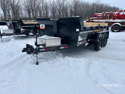 2026 Southland SL612-14K 12 ft T/A Dump Utility Trailer (Unused)