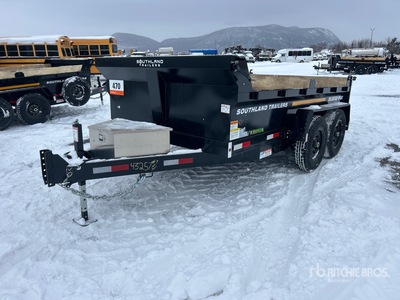 2026 Southland SL612-14K 12 ft T/A Dump Utility Trailer (Unused)