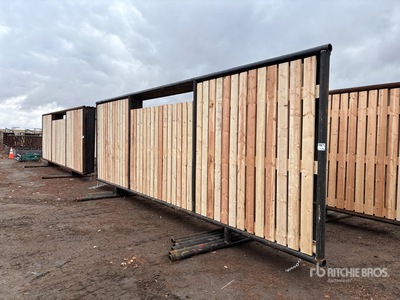 Quantity of (6) 24 ft x 8 ft 6 in Wind Fence (Unused)