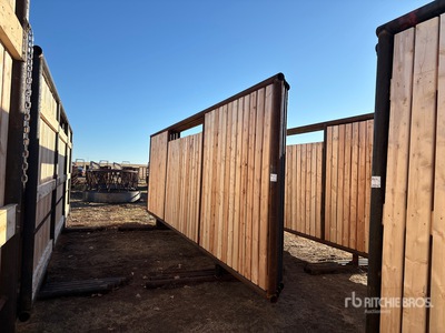 Quantity of (4) 24 ft x 8 ft 6 in Valla de viento (Unused)